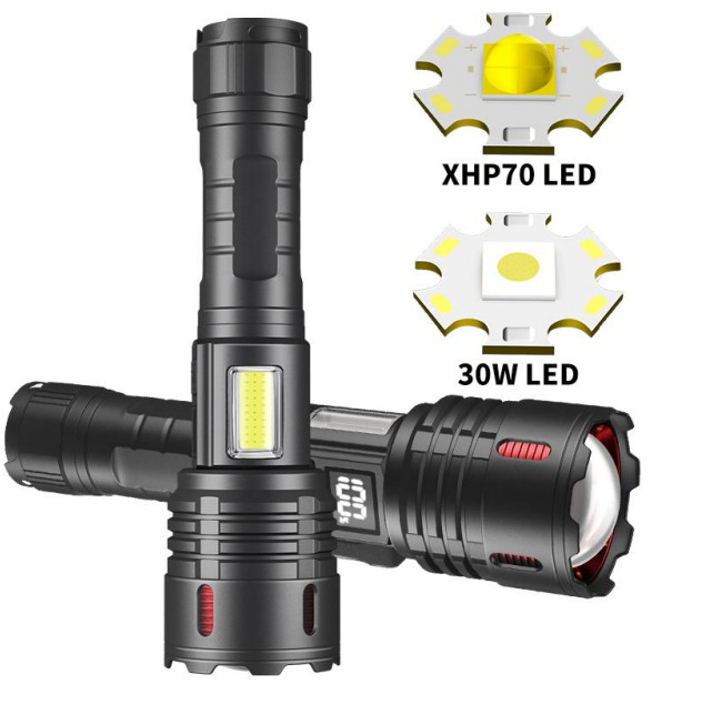 Powerful LED Torch Flashlight Durable For Home Camping Hiking Outdoor