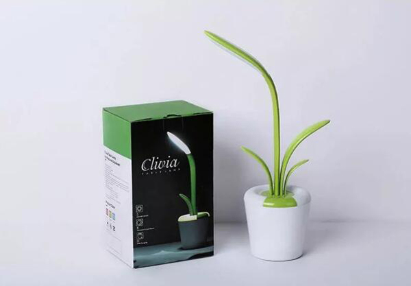 USB Rechargeable LED Desk Eye-protecting Kaffir Lily Reading Lamp For Children