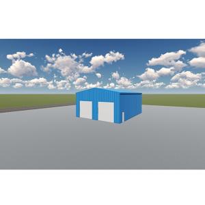 Quality Structural Galvanized Steel Two Car Garage Metal Building wholesale