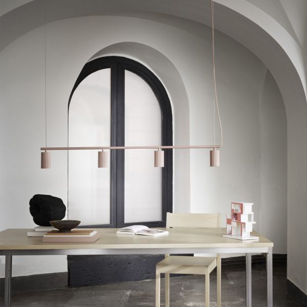 Nordic Brief Spot Chandelier Lighting Designer Rotatable Lights Donna Circle Chandelier(WH-MI-156)