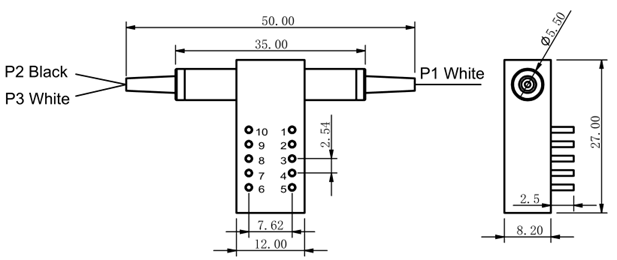1x2 Mechanical Optical Level Switch Fast Switching Speed For High Speed Data Transmission