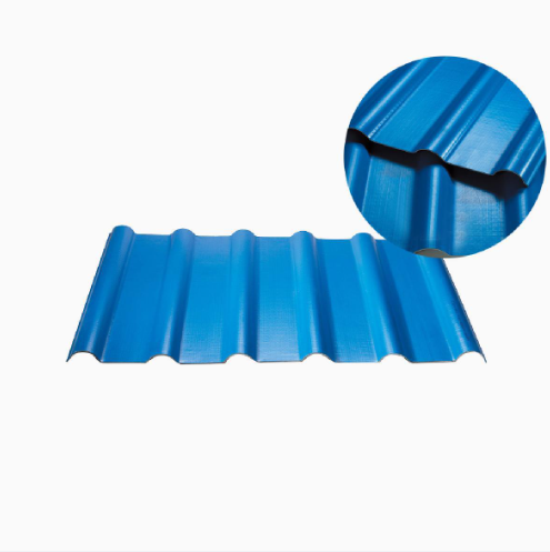 Glossy PVC Roof Tile Sheets Waterproof ASA PVC Roof Tile Self Cleaning
