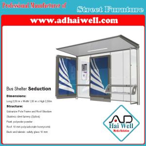 Good Design Public Street Furniture Bus Shelter Advertising Panel