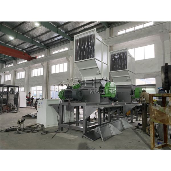 Milk HDPE Bottle Pet Plastic Crusher Machine 800kg H