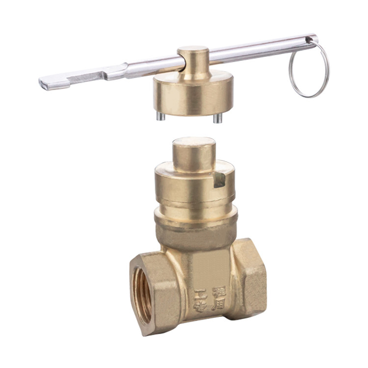 Air Gun Transmission 1 In Body Brass Gate Valve Pn16 Brass Magnetic Locable Gate Valve