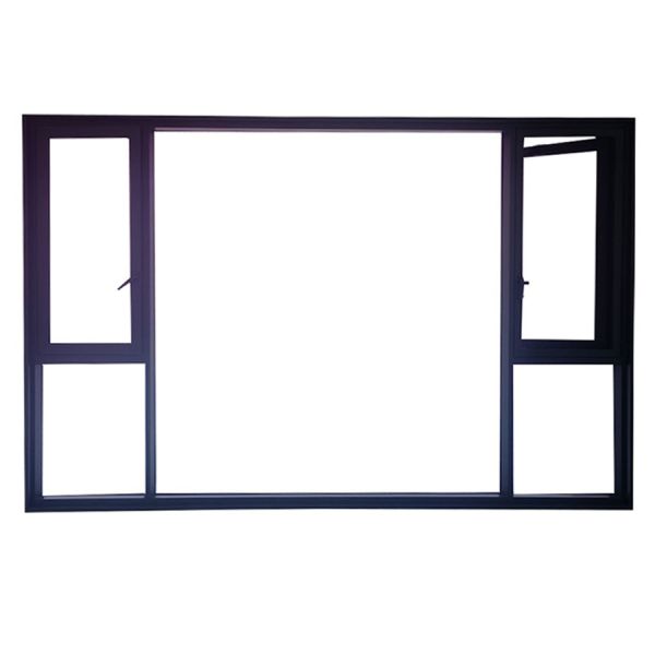 Modern Aluminum Exterior Windows Soundproof 5+20A+5 Hollow Double Glazing