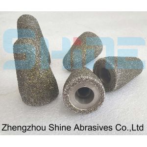 Electroplated diamond mounted points for durable rotary tools