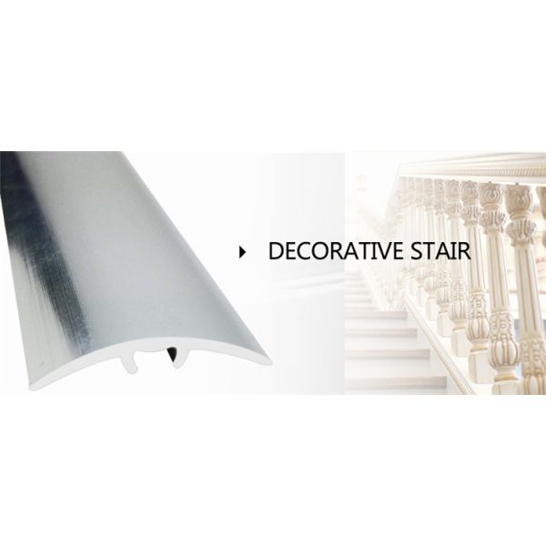 Milling/Punching/Drilling Aluminum Tile Trim Profile with Angle Shape