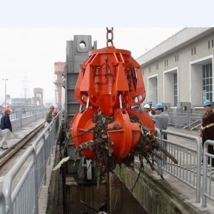 Hydraulic Garbage Crane Grab Bucket For Sewer Garbage Disposal
