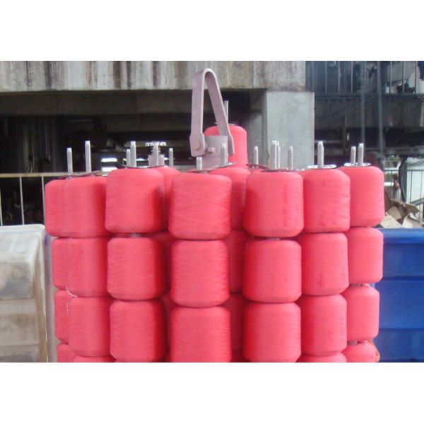 302 / 303 / 304 Dyeing Polyester Ring Spun Yarn / Dye Tube Yarn with Staple Fiber