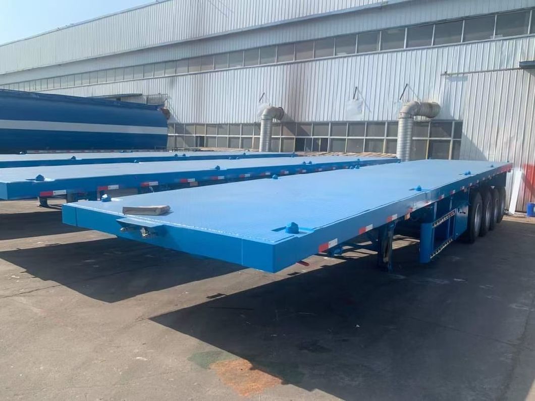 Made in China Best Price Flat Bed Container 40FT Truck Trailer