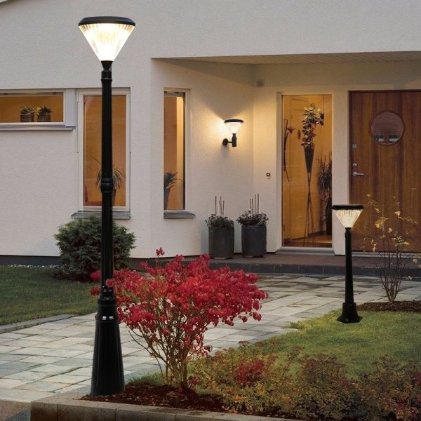 Crystal Pendant IP65 LED Solar Garden Light Waterproof Patio Accent Lamp