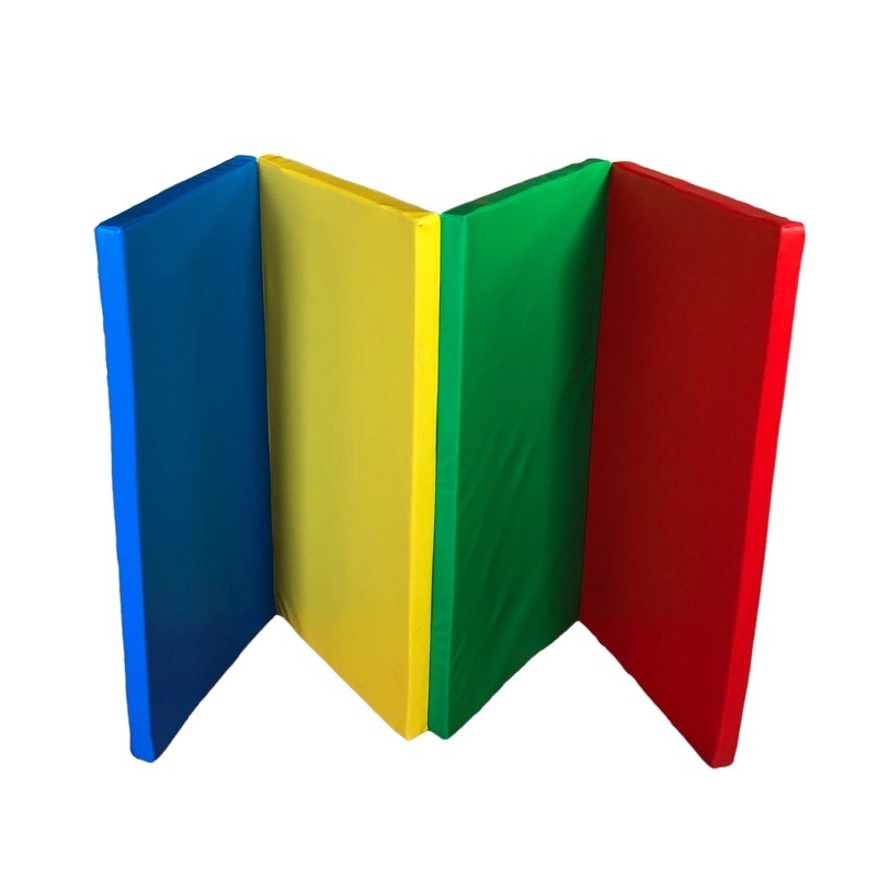 1M - 3M Childrens Soft Play Equipment Tri Fold Gym Dance Mats Exercise For School