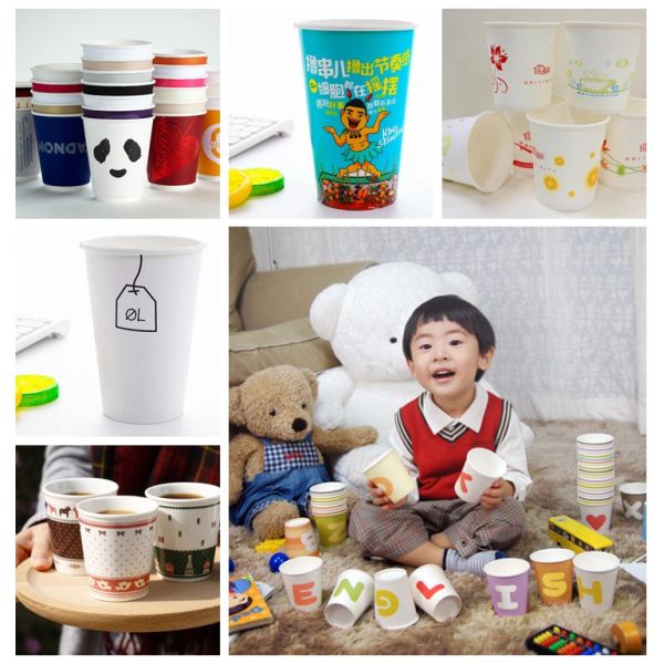 Single PE Coated Paper Sheets Customized Disposable 15g For Hot Coffee Paper Cup