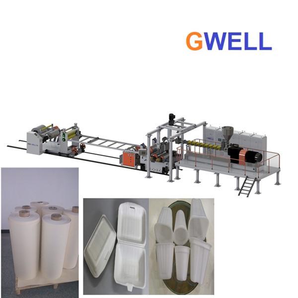 Cheap PLA Plastic Sheet Extrusion Machine PLA Blister Sheet production line Twin Screw Extruder for sale