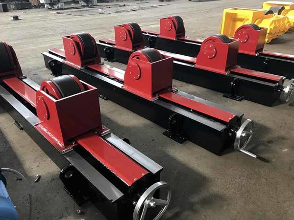 Rubber 10T Lead Screw Conventional Welding Roller Stands, Pressure Vessel