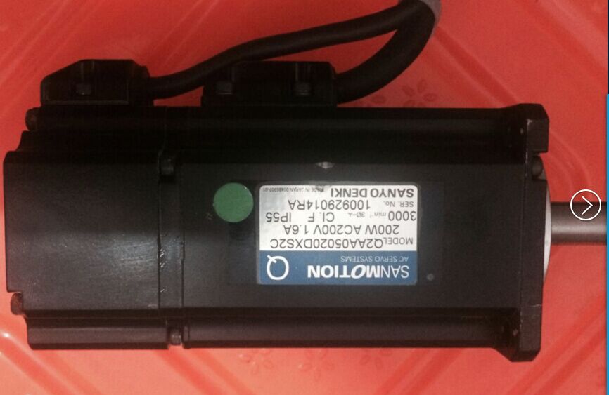 Sanyo Servo Q Shaped Motor SMT Pick And Place Machine Q2A A05020DXS2C 200W/200ACV/1.6