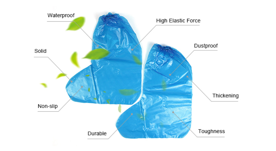Safety Non Slip Disposable Shoe Covers Indoor Applied Antiskid Large Size