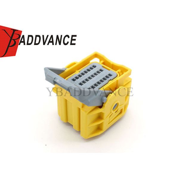 24 Pin Yellow TE Connectivity AMP Connectors With Terminals