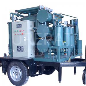 China 70KV 110KV  Insulation Oil Purifier Machine Waste Engine Oil Recycling Machine on sale