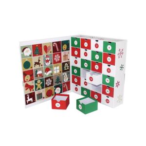 Quality Exquisite Luxury Christmas Packaging Calendar Christmas Drawer OEM Service wholesale