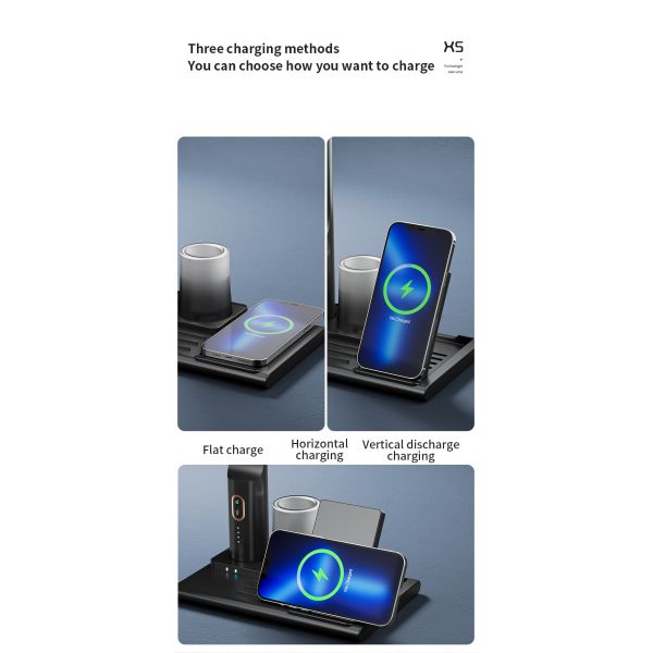 15W wireless fast charging | scalable dimming | X5 multifunctional desk lamp | study and office eye protection companion