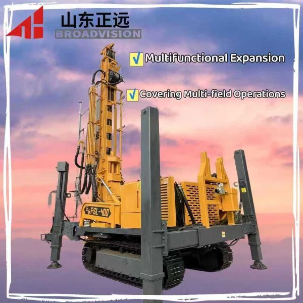 Shandong Zhengyuan Drilling Rig FSL400S - High-Speed, Precision & Portable Movable Type