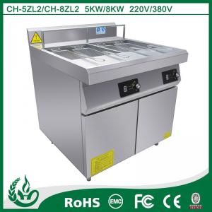 Quality China factory stainless steel fryer comes with twin fry baskets wholesale