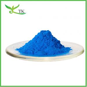China Natural Food Coloring Super Food Powder Blue Spirulina Phycocyanin Powder E18 E40 on sale