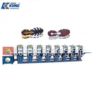 Quality CE Antiwear Plastic Sole Injection Molding Machine , Sole Vulcanizing Press Machine wholesale