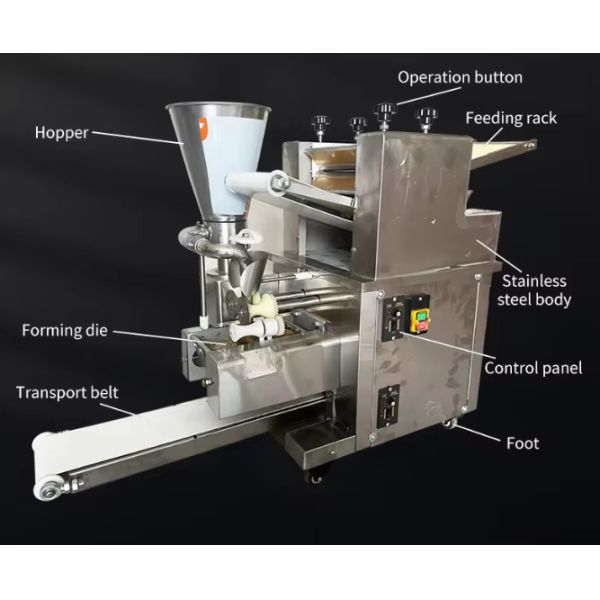 Dumpling Machine, Empanada, Automatic Electric Dough Making Machine