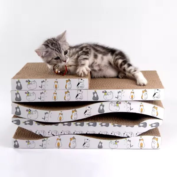 Cat Scratcher Claw Grinder Does Not Drop Debris Corrugated Paper Protection Wear-resistant Cat Scratching Post