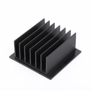 Quality Anodized Black Extruded Aluminium Heatsink Profile Comb Shape wholesale