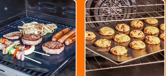 Fireproof Customized BBQ Cooking Grill Mat Easy To Clean Grill Mat No Reviews Yet