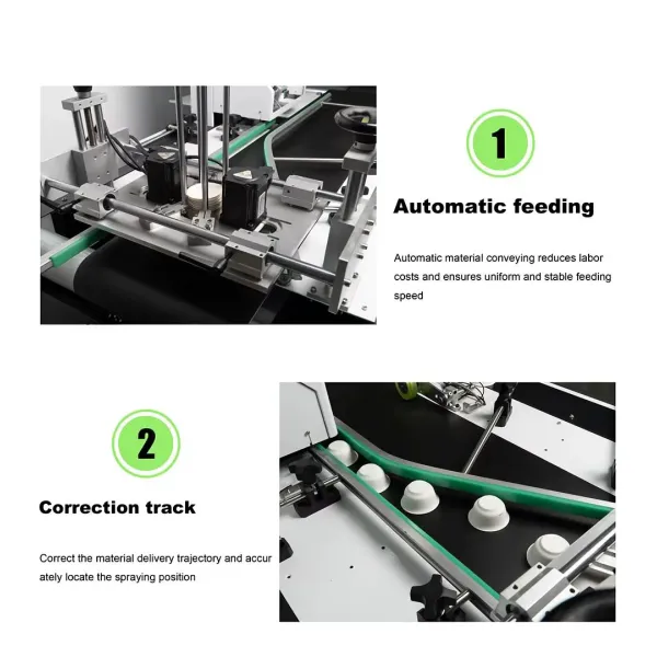 Single Pass Automatic Inkjet Printer Paper Feed Machine for Bag Cup Printing
