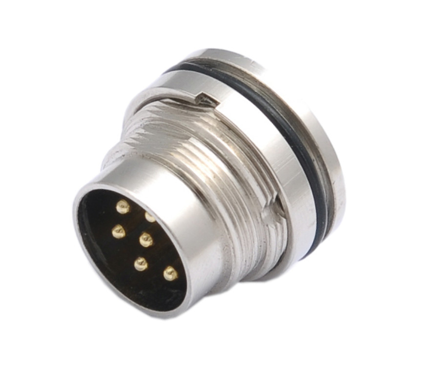 Electric Cable 8 pin straight angle threaded coupling infrastructure Waterproof