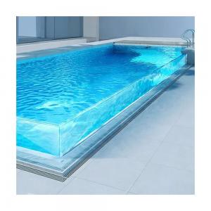 Quality Outdoor Fiberglass Swimming Pool Density 1.19-1.20kg/cm3 High Light Transmission 93% wholesale