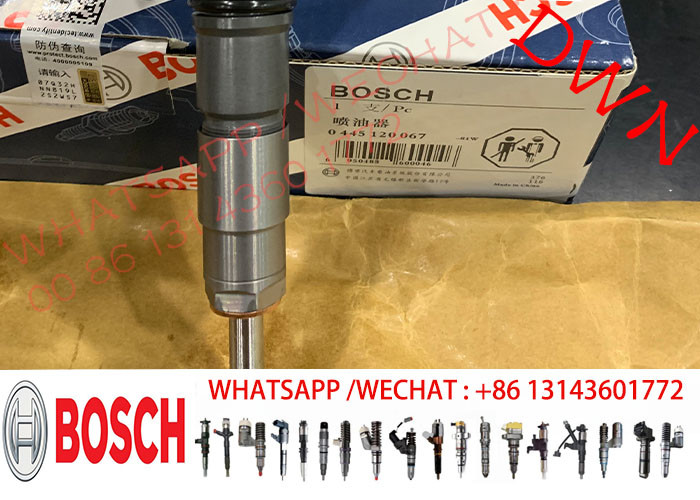 BOSCH GENUINE BRAND NEW injector 0445120067 04290987 For Excavator 20798683 EC210 EC210B Excavator D6E Diesel