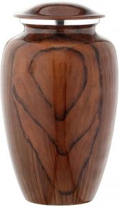 Quality Cherry Wood Grain Finish Cremation Urn | Human Ashes Adult Memorial urn, Burial, Funeral Cremation Urns | 200 Cubic wholesale