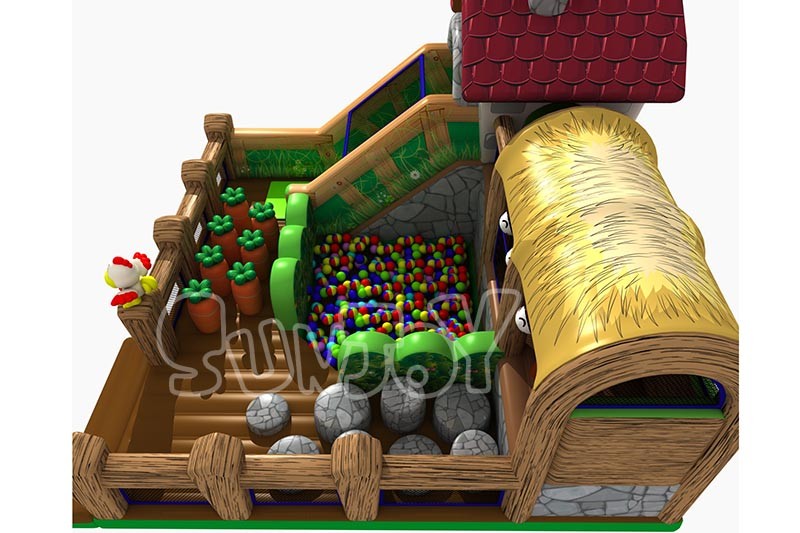 Lanao Inflatable Amusement Park Commercial Bouncy Castle