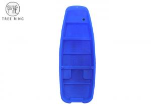 Quality B4M Rotomolded Plastic Rowing Boat , Poly Fish River Row Boats With Outboard Motor wholesale