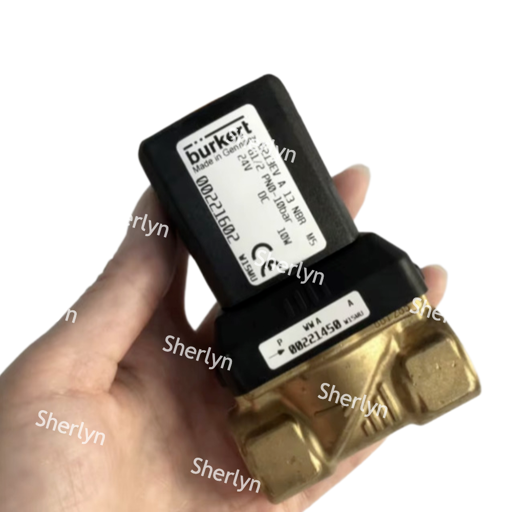 Brass Burkert Solenoid Valve 00221934 G3/4 DC24V