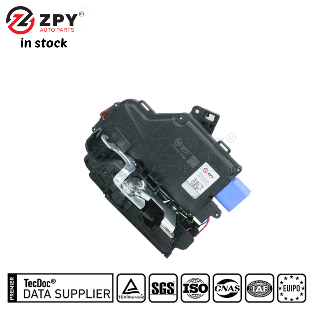 ZPY Front Right Door Lock Mechanism for VW Audi Porsche 1TD837016A