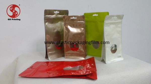 Cheap Vacuum Sealed Coffee Bags Food grade , Resealable Coffee Bags With Ziplock / Window for sale