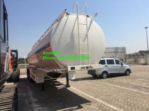 Quality 60T 3 Axles Fuel Oil Tank Trailer With 12.00R20 Tire wholesale