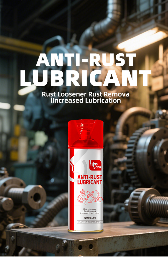 Long Lasting Anti Rust Lubricant Spray 450ml With Deep Penetration