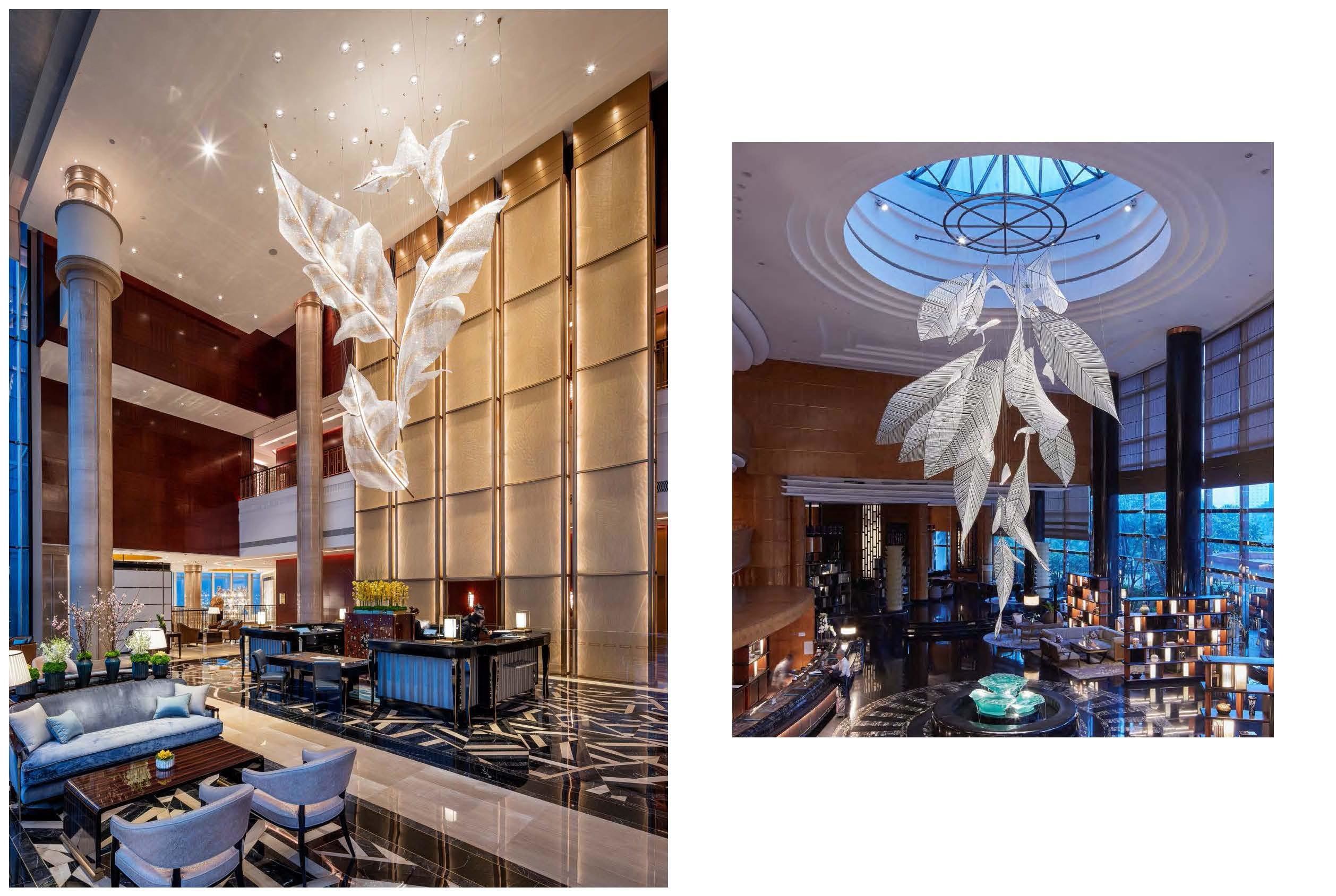 Creative Art Luxury Custom Led Chandelier For Hotel