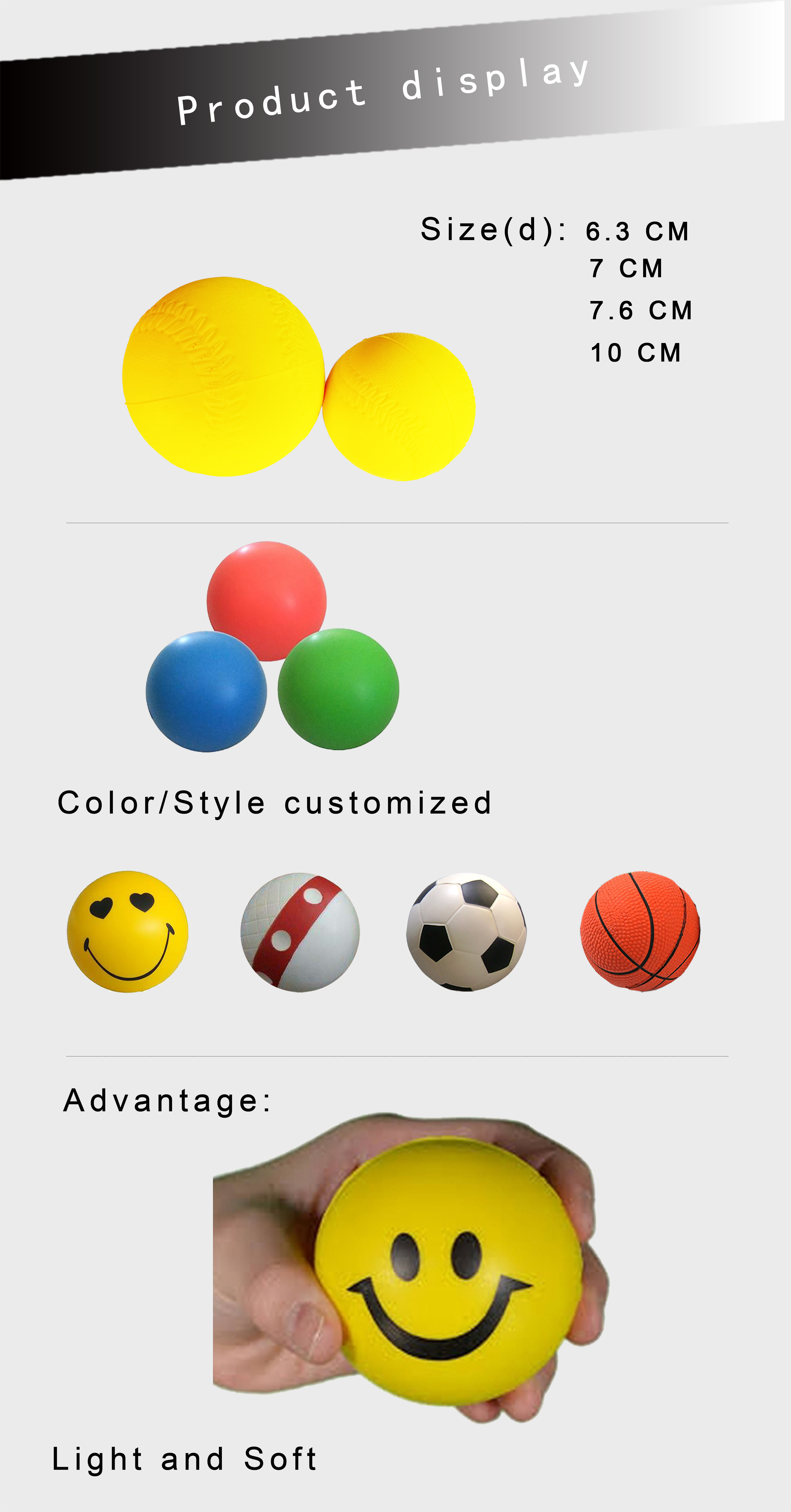 PU Stress Smile Ball LKM Polyurethane Foam Molds