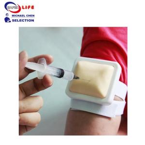 Quality Medical Intramuscular Training Injection Pad Nurse Practice CE ISO Simulated Skin Manikin 85mm wholesale