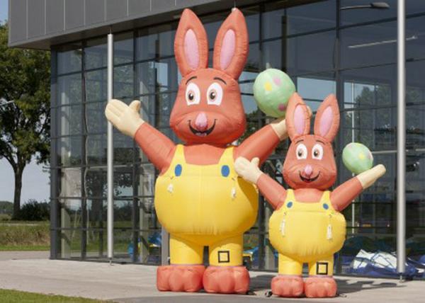 Attractive Cute Inflatable Easter Bunny , Commericial Funny Custom Made